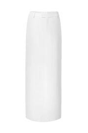 THE MUSE SKIRT - WHITE at Manal Smaoui
